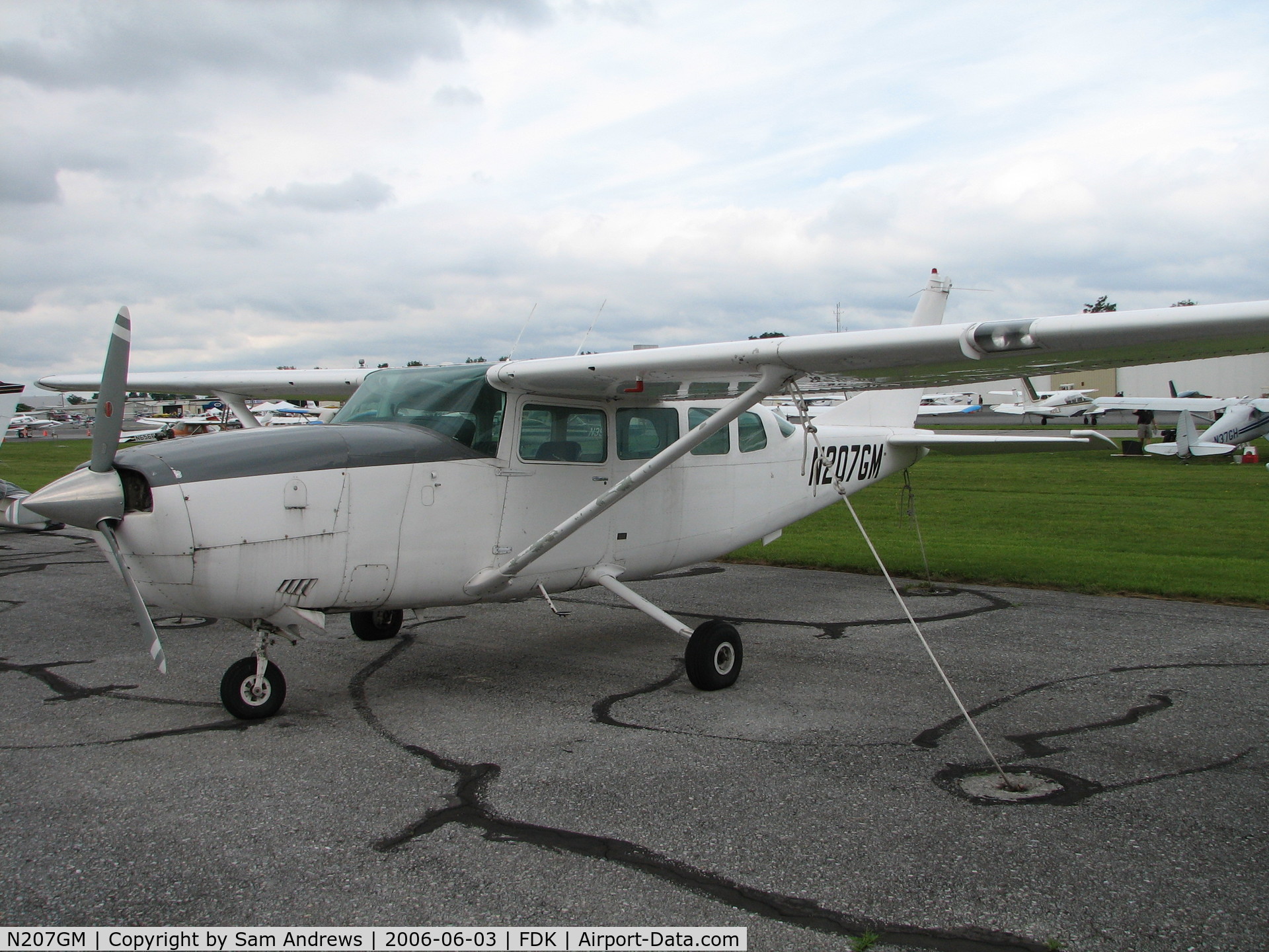 N207GM, 1973 Cessna 207 C/N 20700217, I believe this is a local Aircraft at Frederick