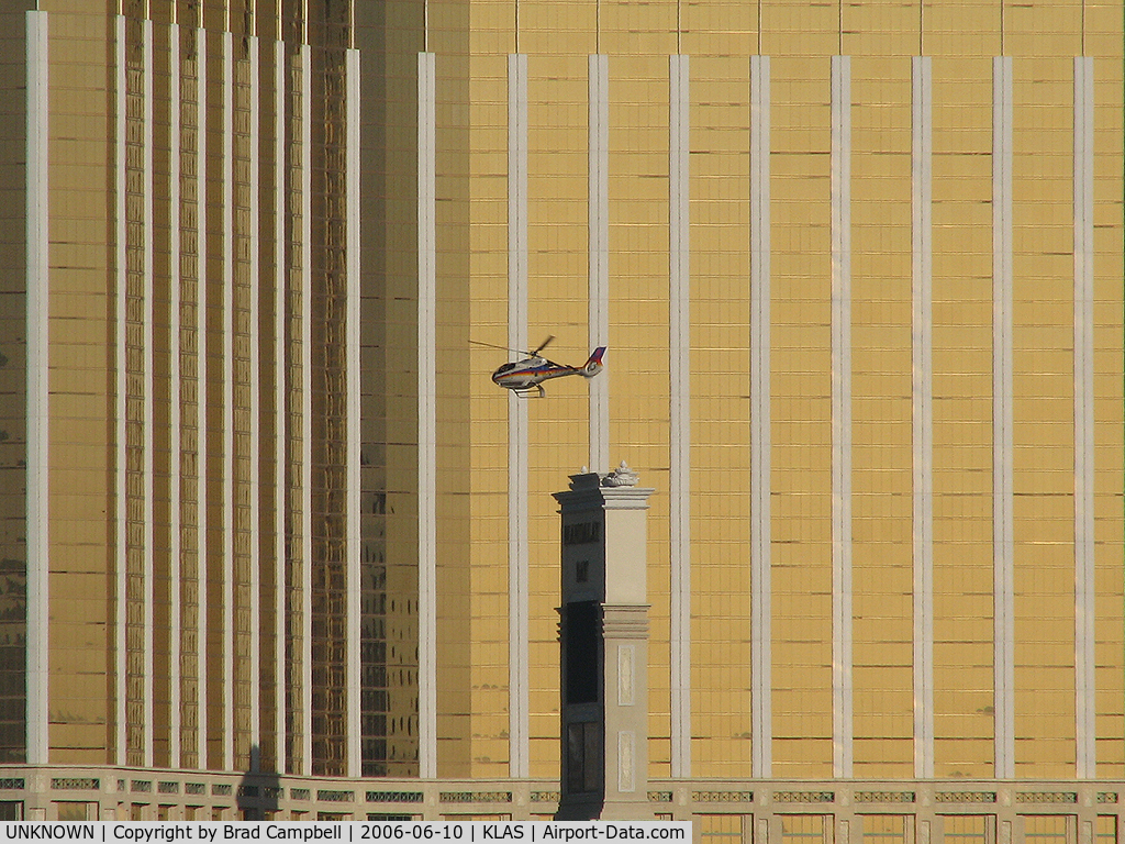UNKNOWN, Helicopters Various C/N unknown, One of the many 'Tour' Helicopter flying past Mandalay Bay. I certainly wish I had a better zoom lense.