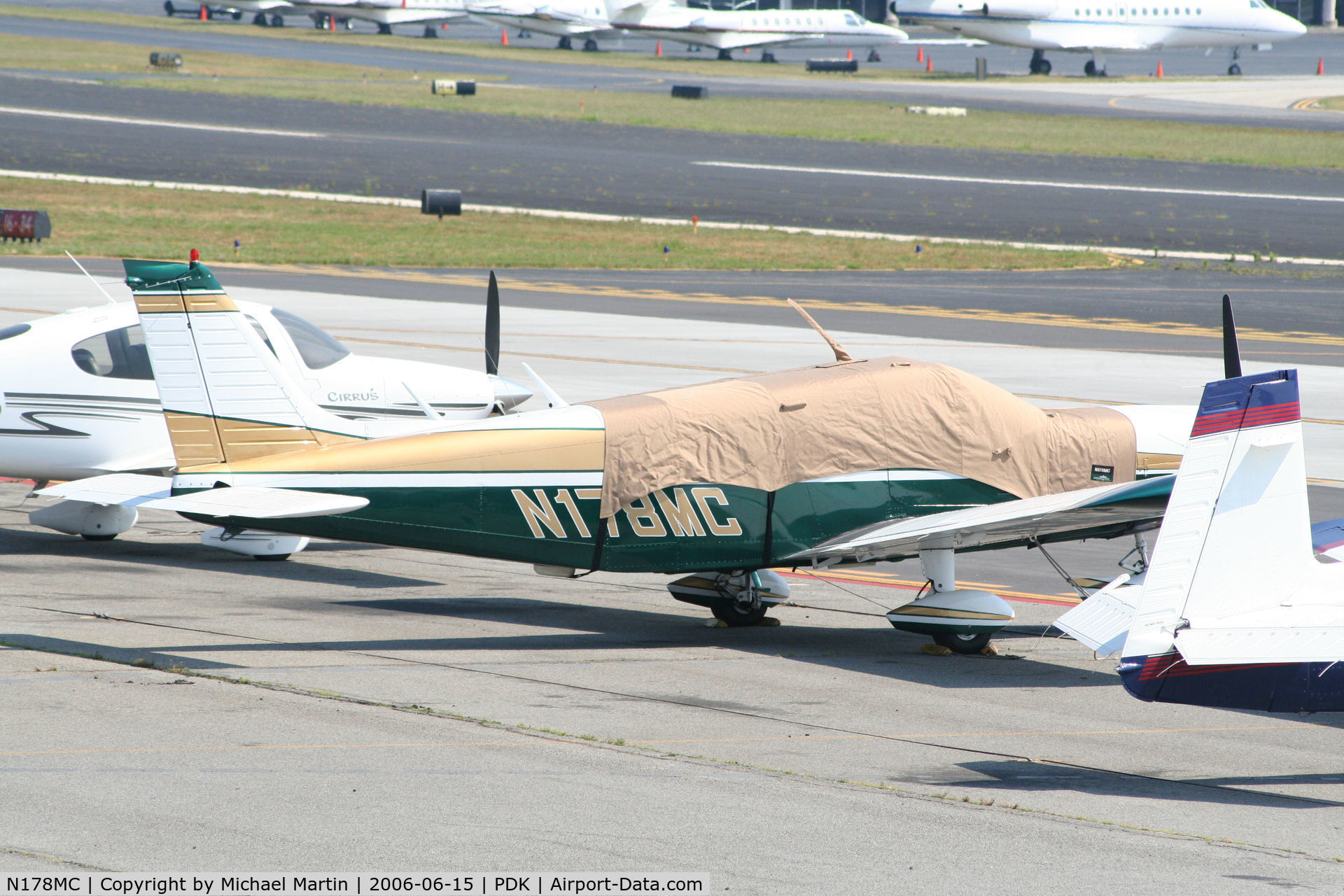 N178MC, 1973 Piper PA-32-300 Cherokee Six C/N 32-7340178, Tied down @ Epps