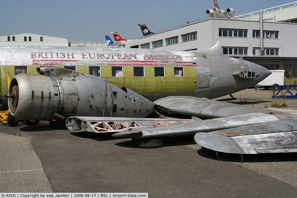 G-AIVG, 1947 Vickers Viking 1B C/N 220, Crashed at LBG 1953 now waiting to be restored