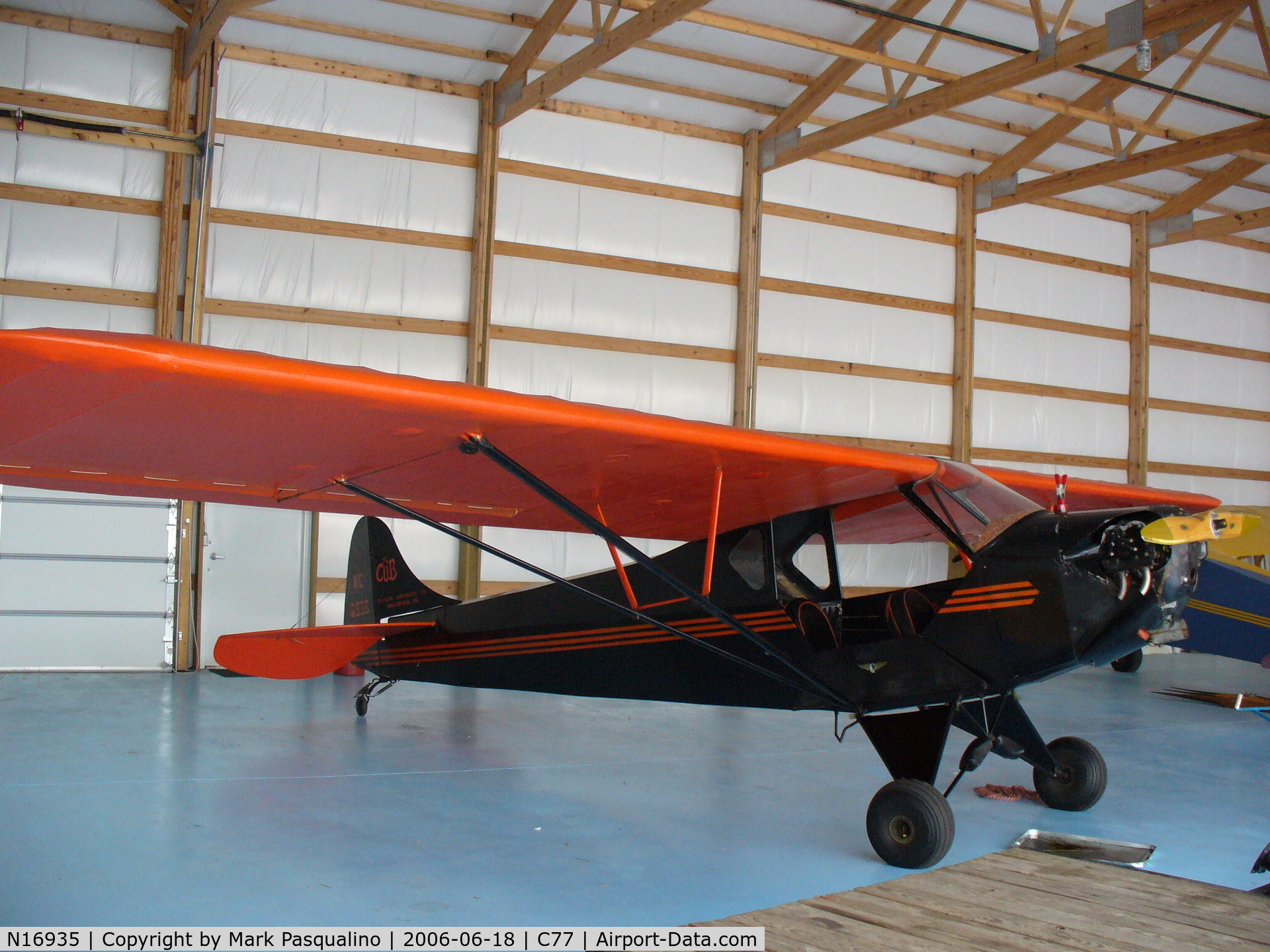 N16935, 1936 Piper J-2 C/N 801, Piper J-2