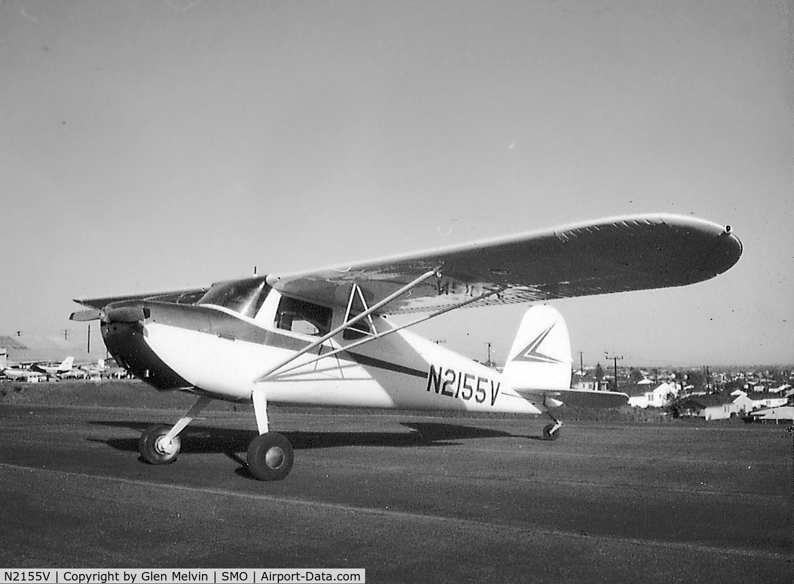 N2155V, Hy-Tek Hurricane STDW/503/Hauler C/N UL4837761, 2155V in 1960's - Santa Monica Airport, CA