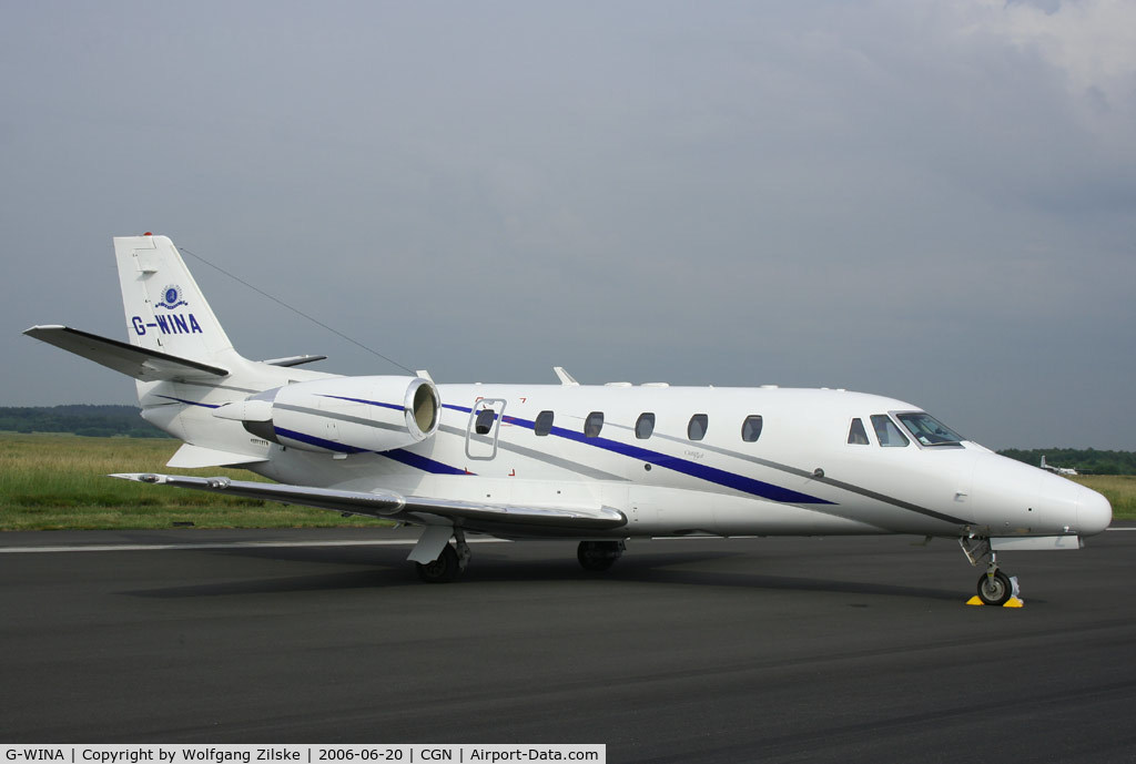 G-WINA, 2003 Cessna 560XL Citation Excel C/N 560-5343, FIFA 2006 visitor