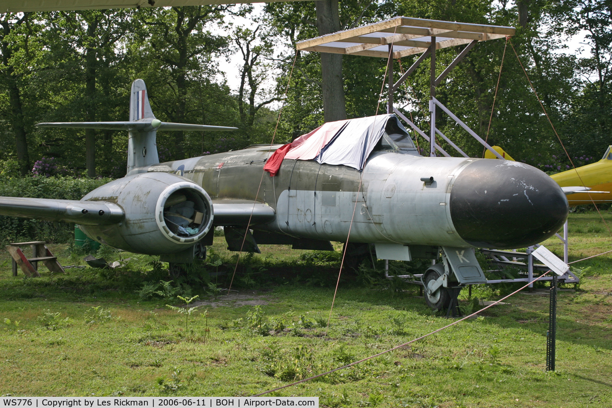 WS776, 1954 Gloster Meteor NF.14 C/N Not found WS776, Meteor NF.14