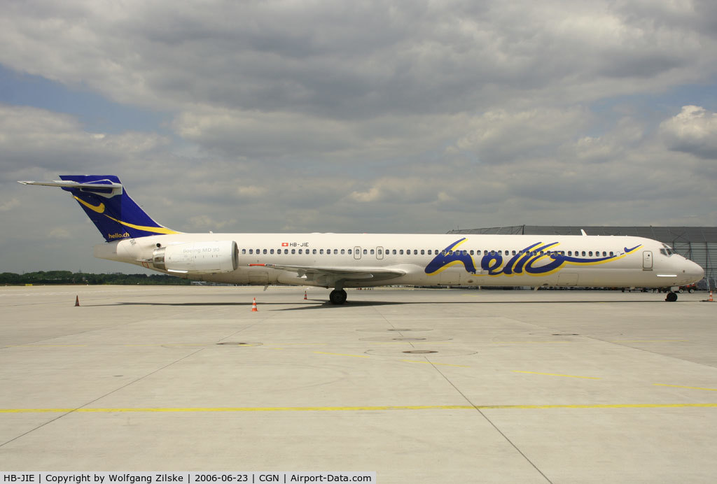 HB-JIE, 1996 McDonnell Douglas MD-90-30 C/N 53461, FIFA 2006 visitor
