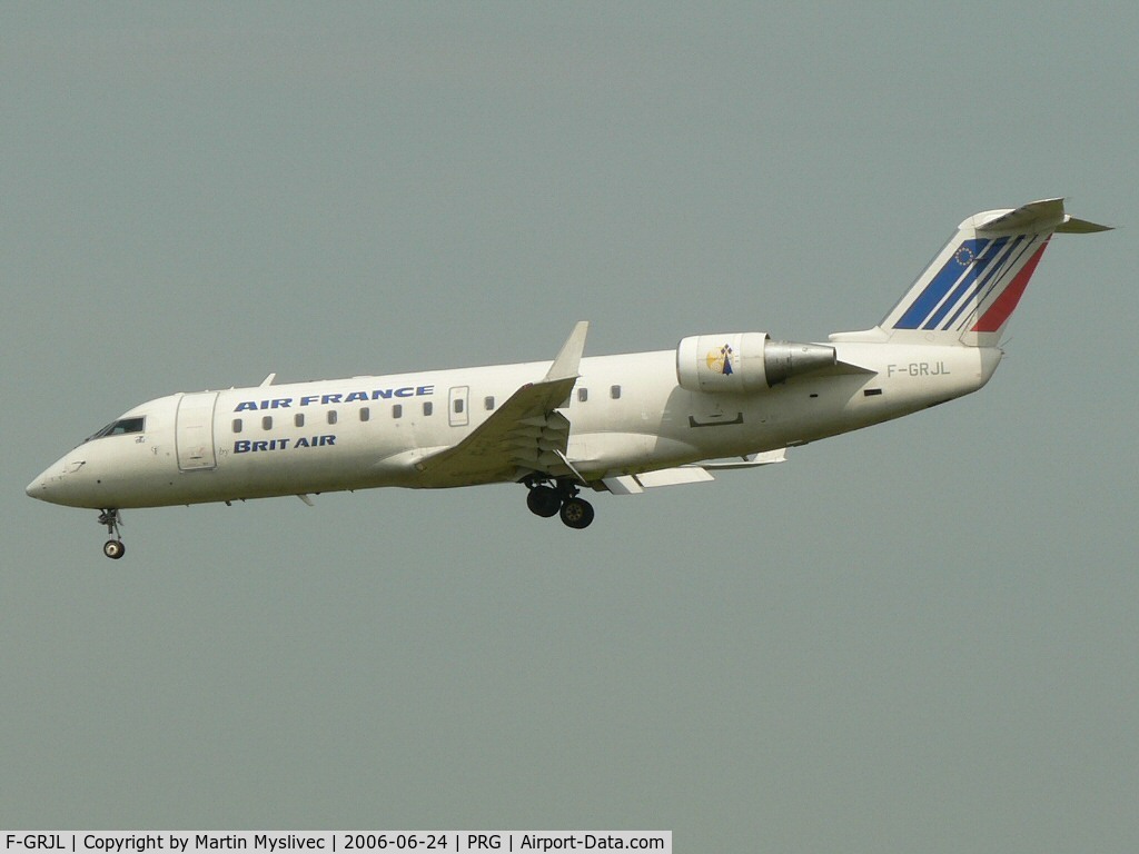 F-GRJL, 1998 Canadair CRJ-100ER (CL-600-2B19) C/N 7221, CRJ-100ER