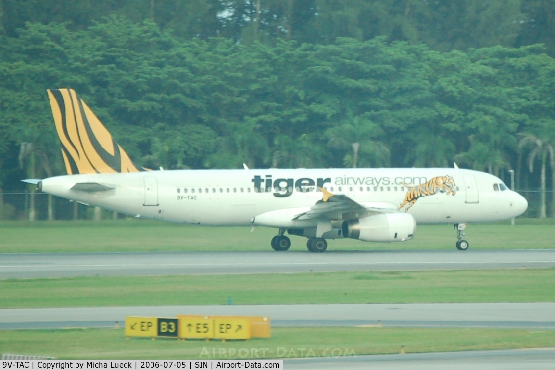 9V-TAC, 2004 Airbus A320-232 C/N 2331, Singapore's budget carrier Tiger Airways