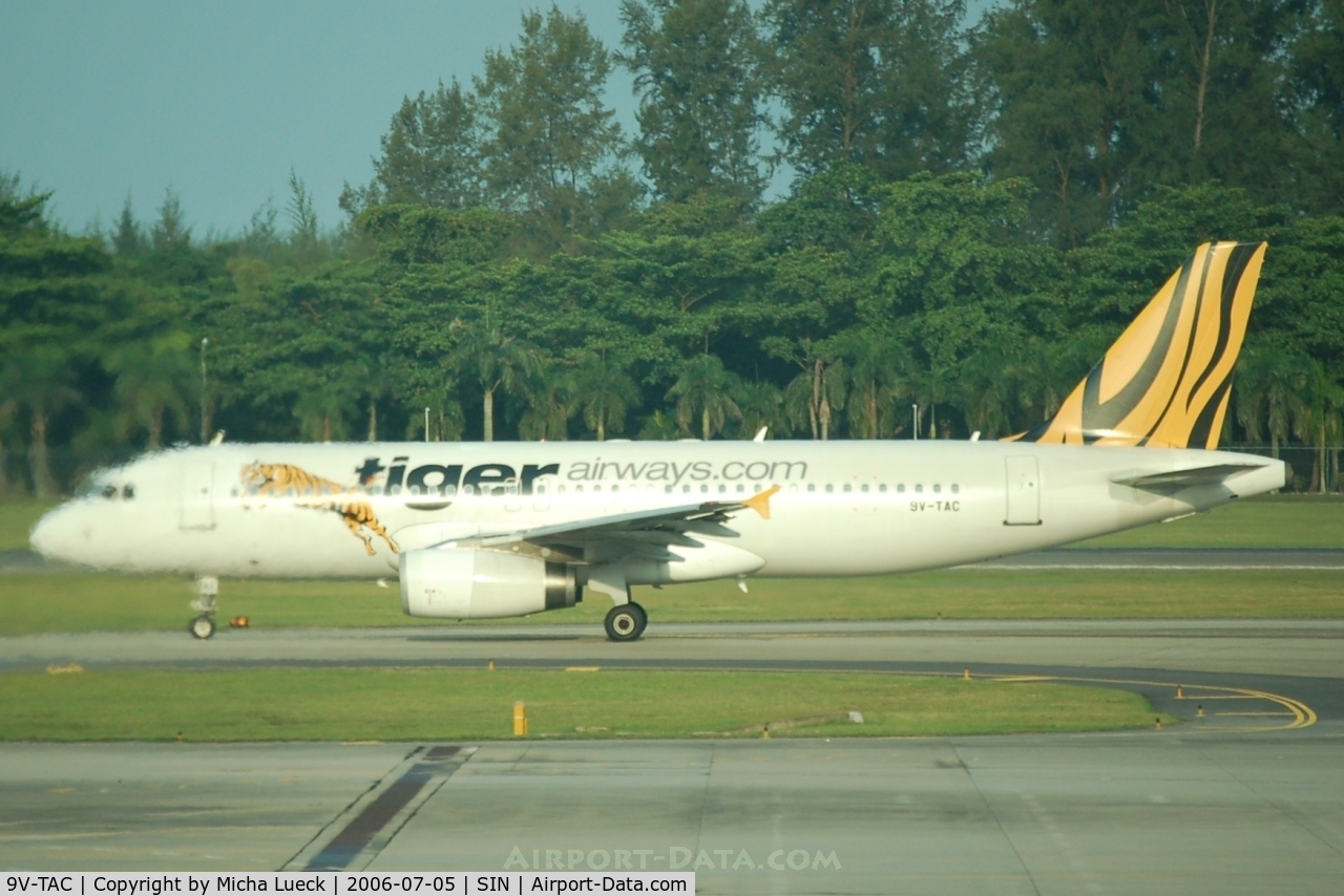 9V-TAC, 2004 Airbus A320-232 C/N 2331, Singapore's budget carrier Tiger Airways