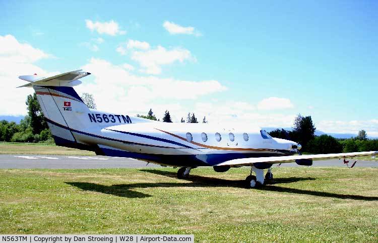 N563TM, 2004 Pilatus PC-12/45 C/N 563, Sequim Valley Airport, Sequim Washington