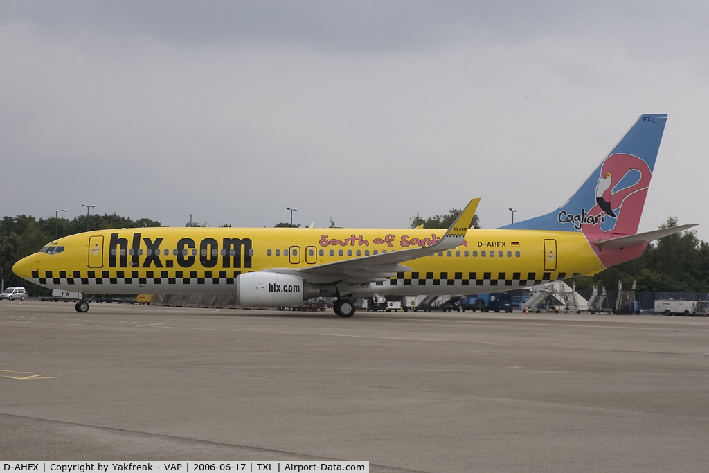 D-AHFX, 2001 Boeing 737-8K5 C/N 30416, Hapag Lloyd Express Boeing 737-800 in special colors