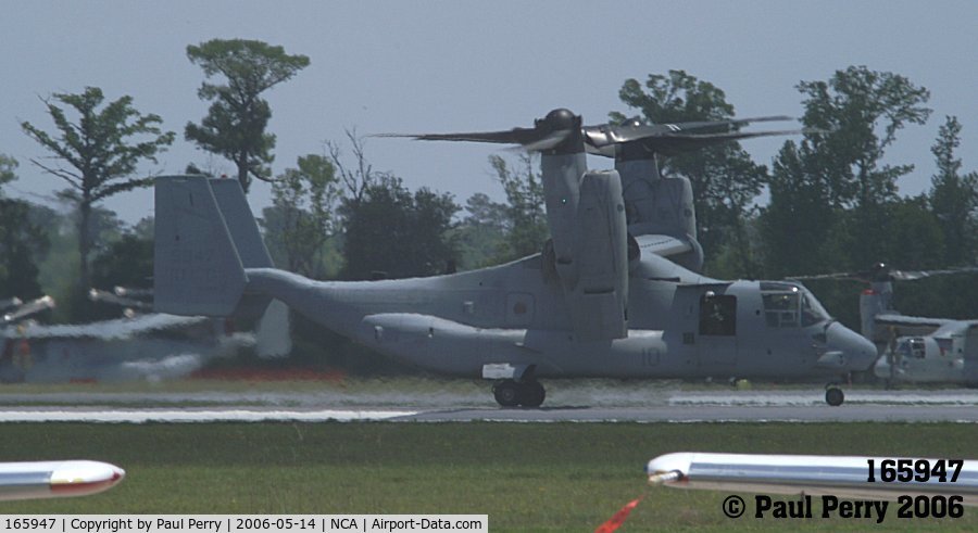 165947, Bell-Boeing MV-22B Osprey C/N D0048, Here you can see the reversable angle of the nacelles