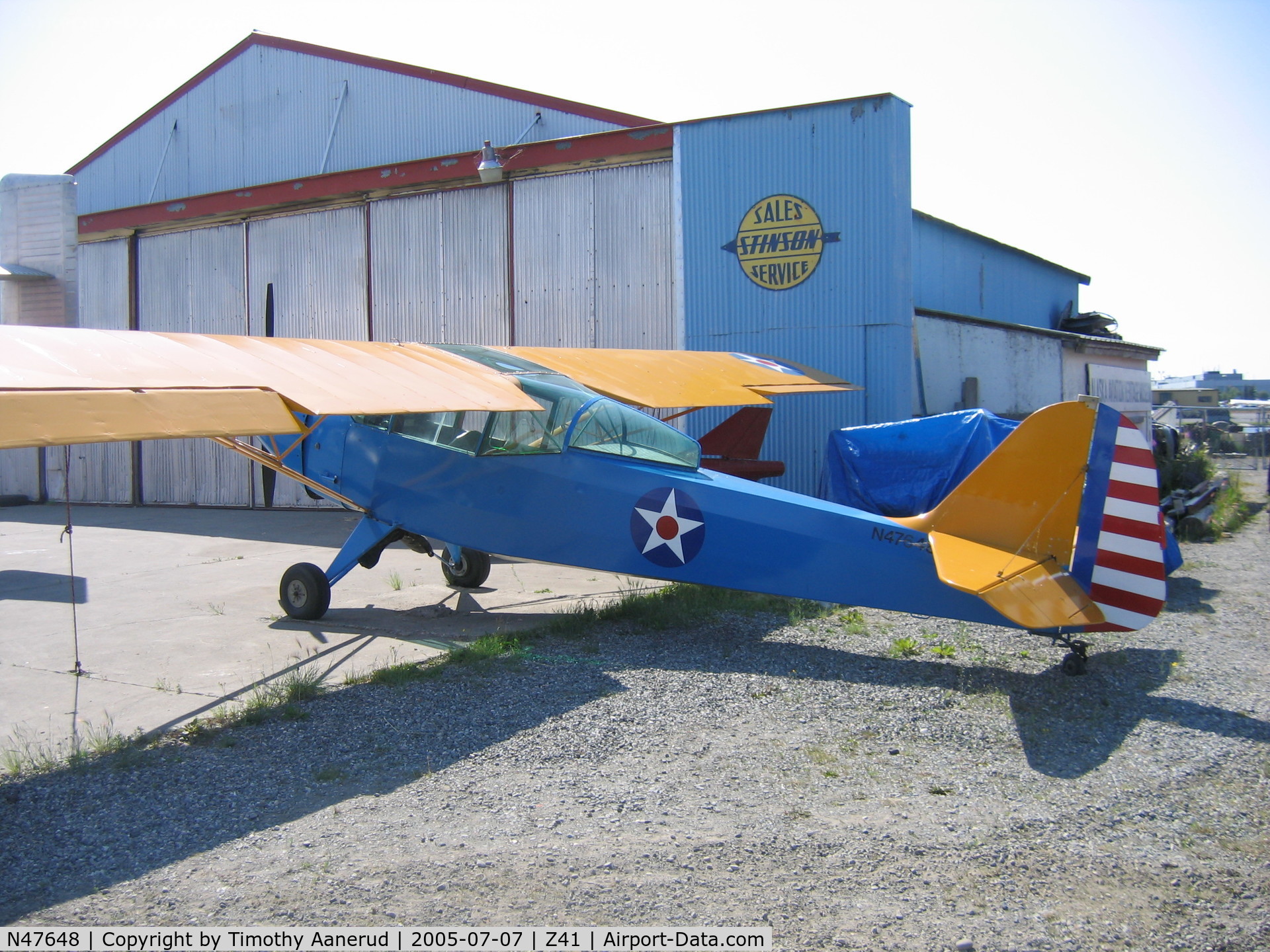 N47648, 1943 Taylorcraft DCO-65 C/N 5416, Alaska Aviation Heritage Museum