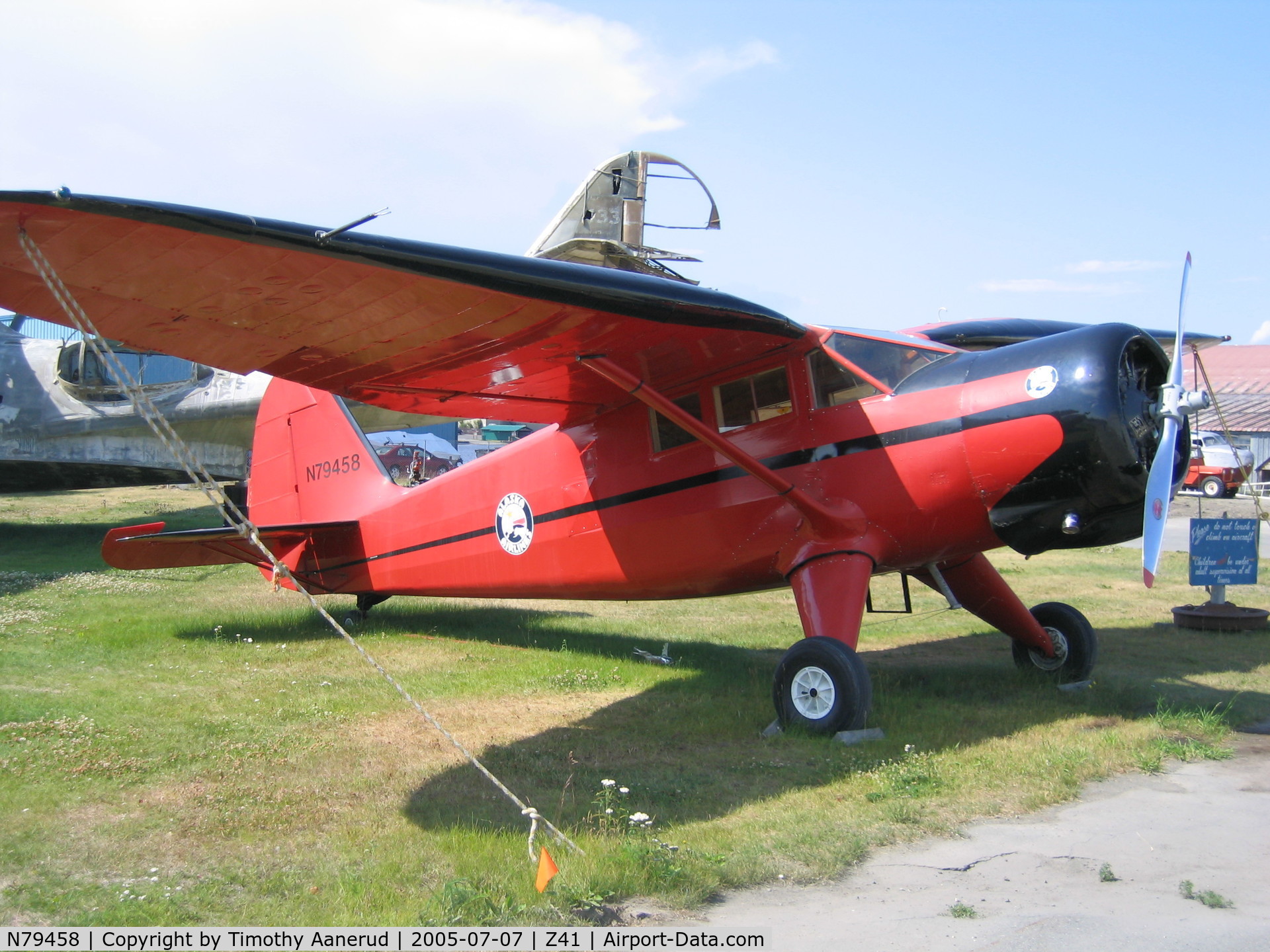 N79458, 1944 Stinson V77 Reliant C/N 77-36, Alaska Aviation Heritage Museum