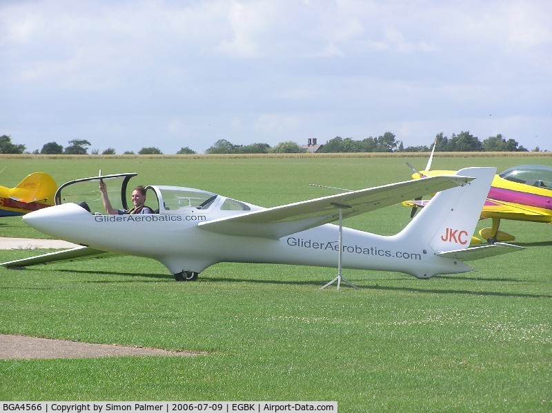 BGA4566, Marganski MDM-1 Fox C/N 224, MDM-1 Fox after an aerobatic display