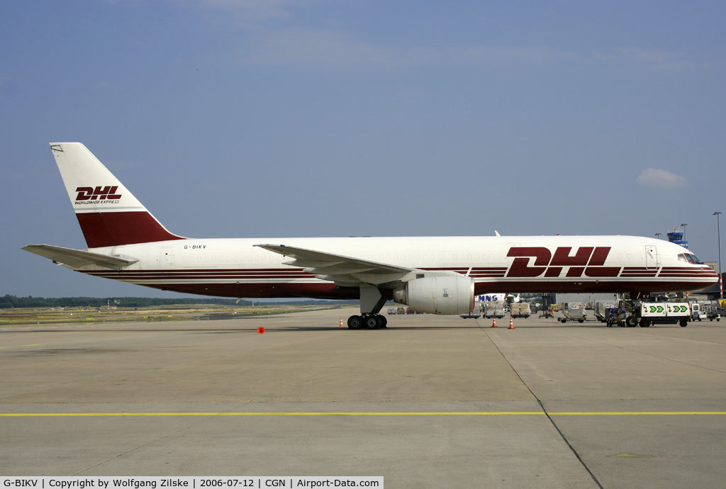 G-BIKV, 1985 Boeing 757-236 C/N 23400, freighter