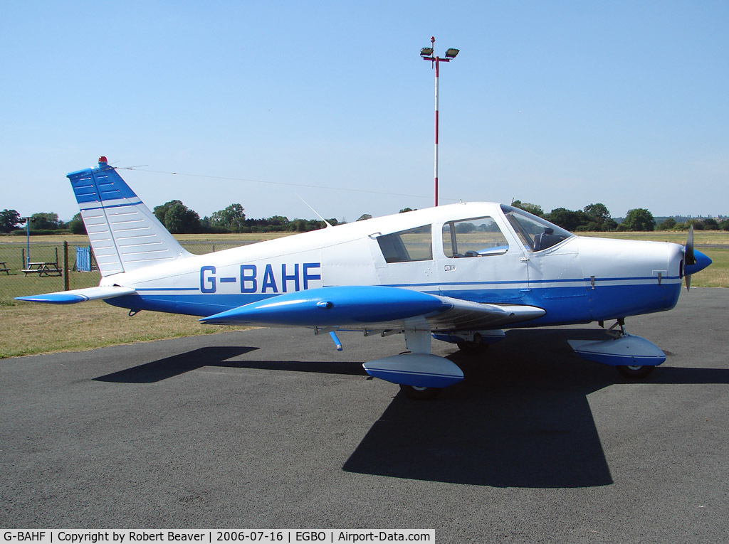 G-BAHF, 1971 Piper PA-28-140 Cherokee C/N 28-7125215, Piper PA-28 140 Cherokee