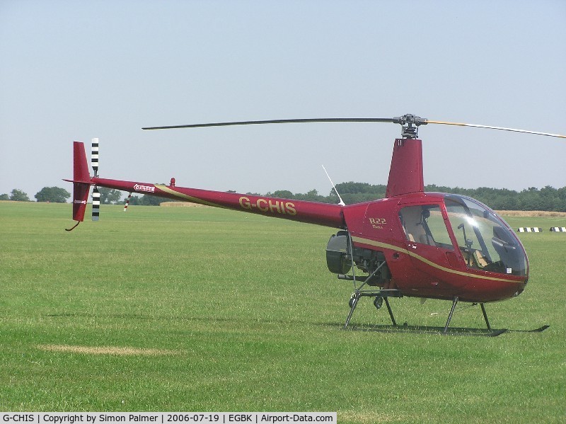 G-CHIS, 1991 Robinson R22 Beta C/N 1740, Robinson R22 Beta II helicopter visiting Sywell