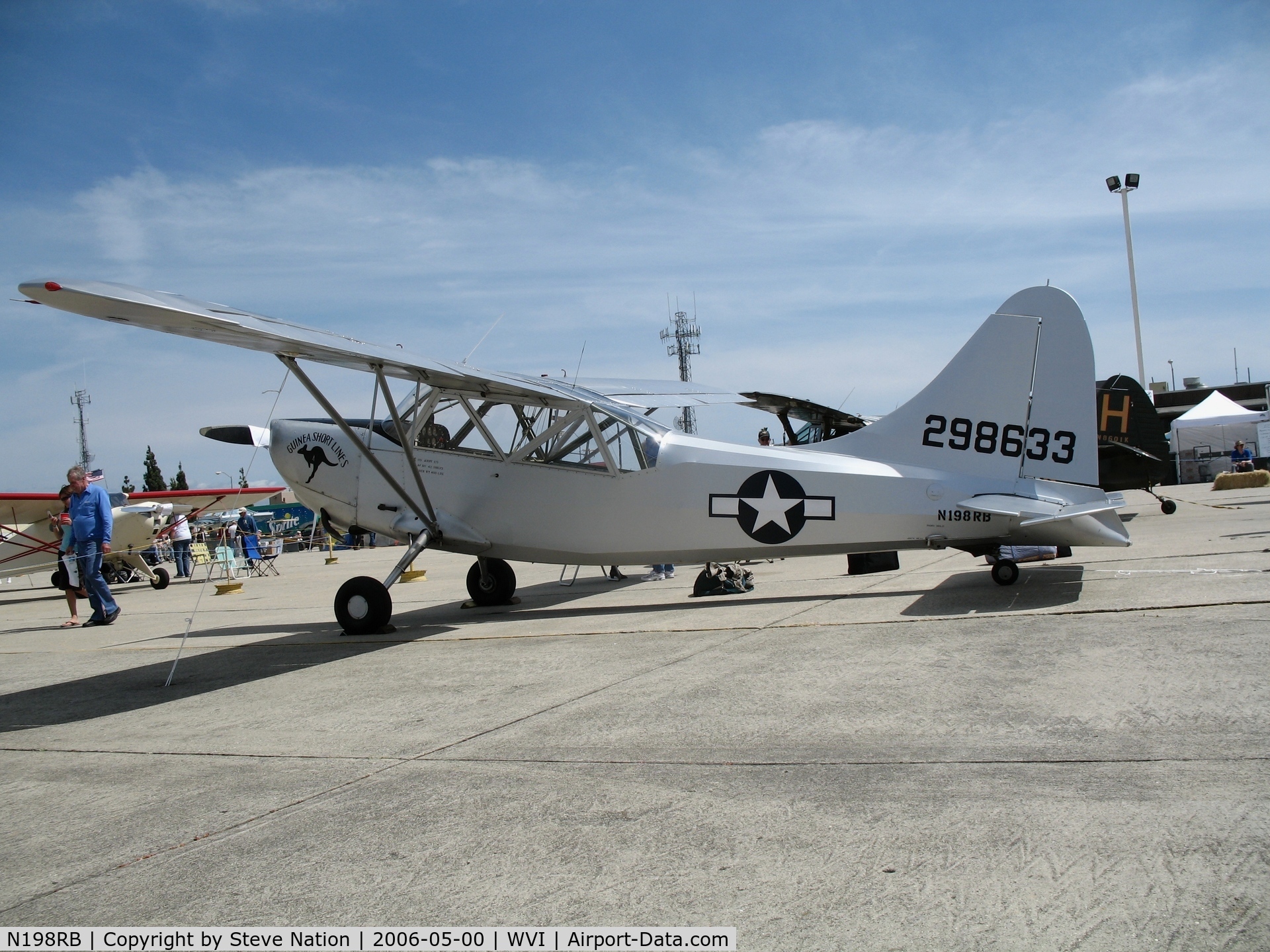 N198RB, 1942 Stinson L-5 Sentinel C/N 76-874, USAAC Stinson L-5A 42-98633