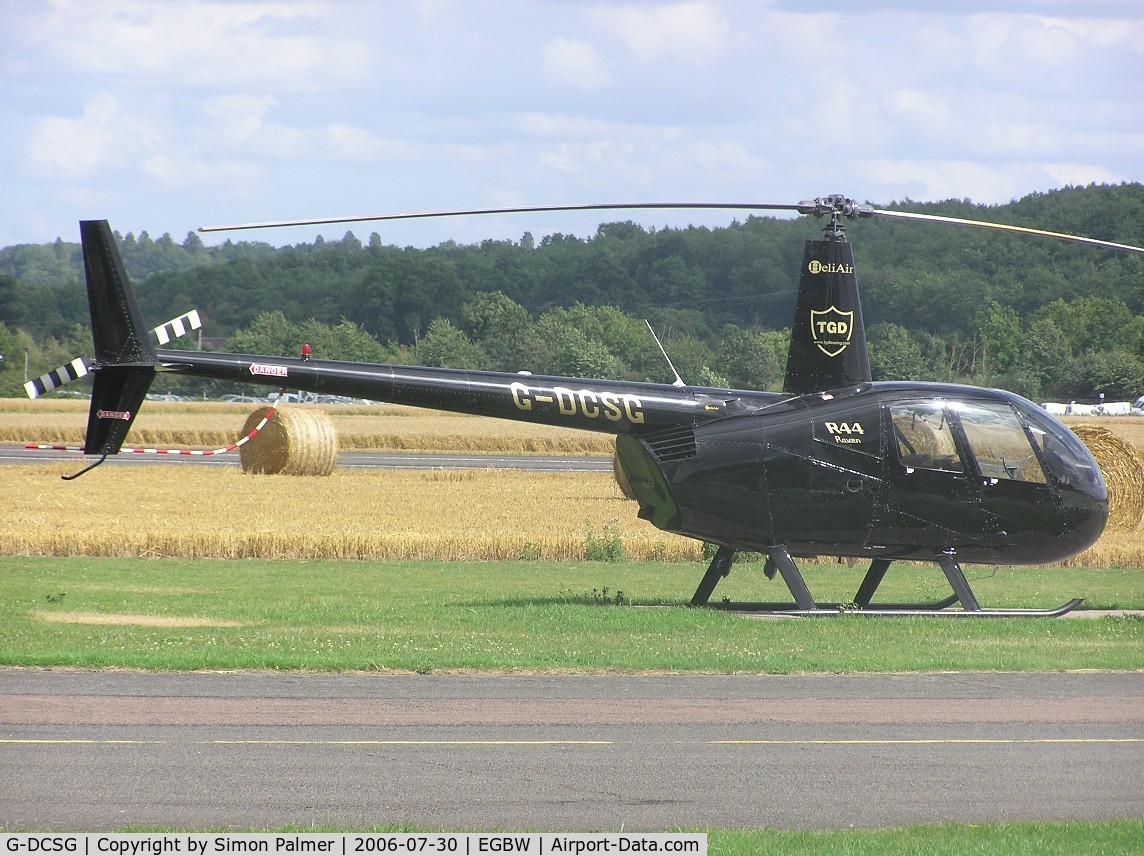 G-DCSG, 2000 Robinson R44 Raven C/N 0960, Robinson R-44 helicopter at Wellesbourne