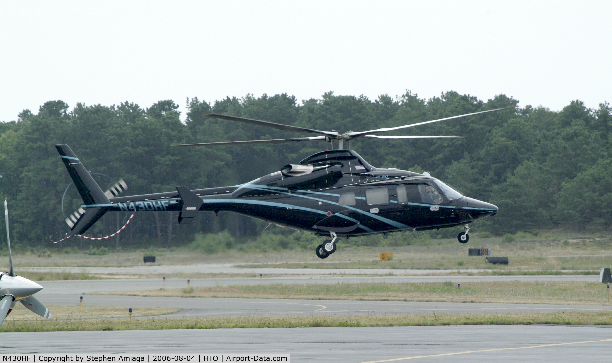N430HF, 1999 Bell 430 C/N 49052, These 430's, 430 & 431 HF make frequent visits to HTO...