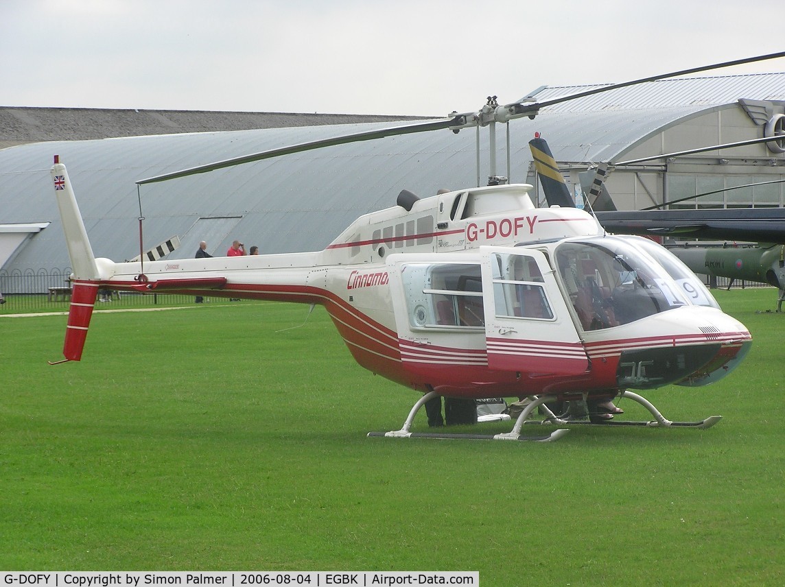 G-DOFY, 1983 Bell 206B JetRanger III C/N 3637, Jet Ranger used by Duchess OF York for flying lessons