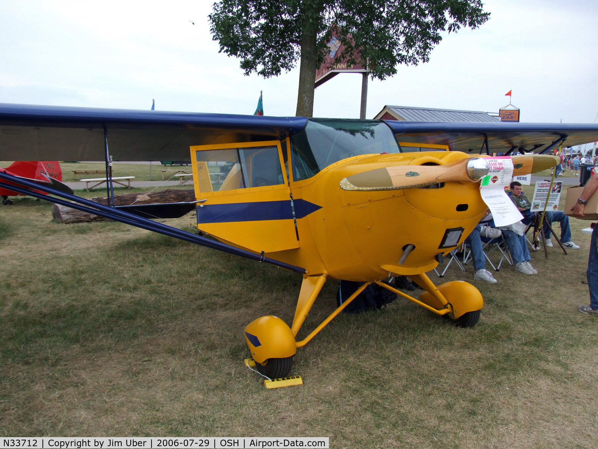 N33712, 1941 Aeronca 65-CA Super Chief C/N CA12971, on display at Airventure