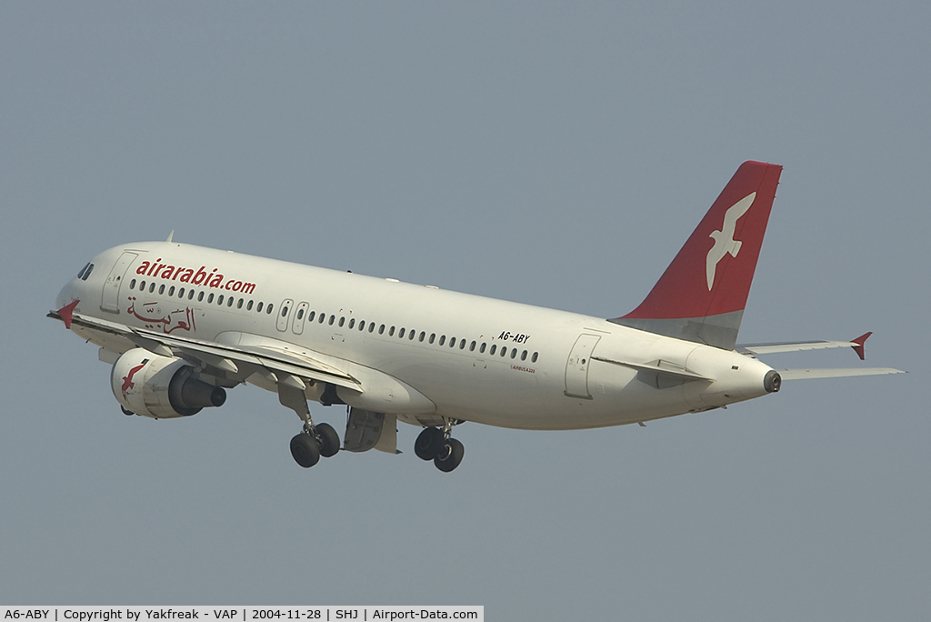 A6-ABY, 1990 Airbus A320-211 C/N 112, Air Arabia Airbus 320