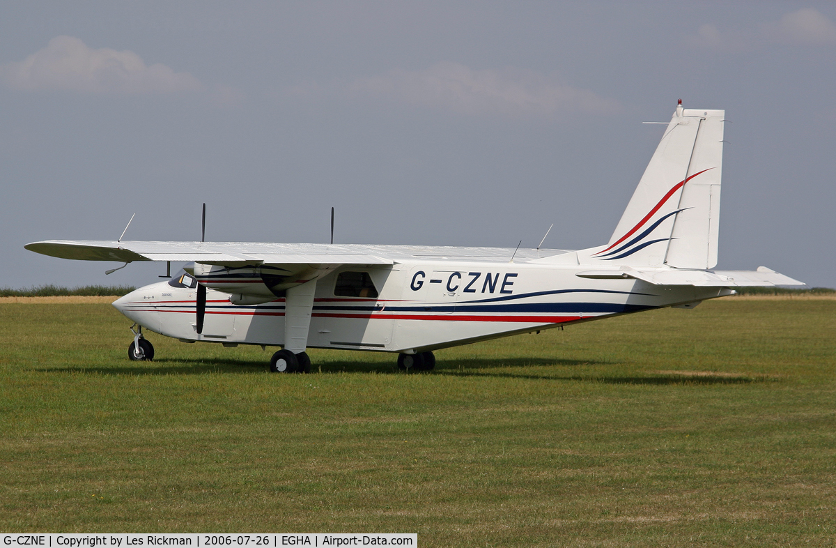 G-CZNE, 2002 Britten-Norman BN-2B-20 Islander C/N 2301, BN-2B-20 Islander