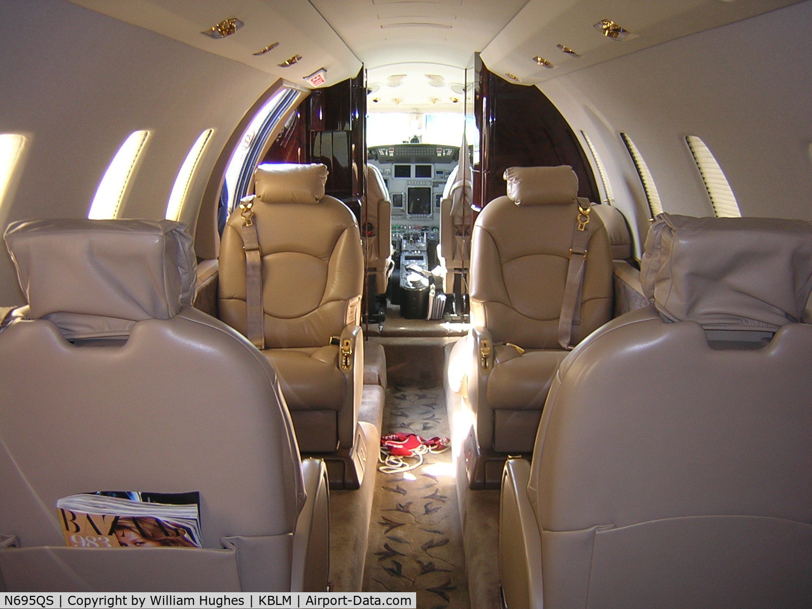 N695QS, 2002 Cessna 560XL Citation Excel C/N 560-5293, gorgeous interior (family fit perfect)
