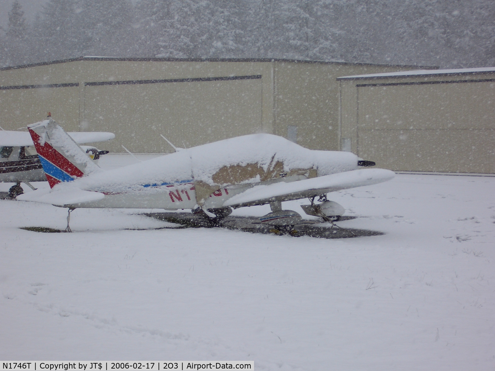 N1746T, 1970 Piper PA-28-140 Cherokee C/N 28-7125064, 46T in the Snow at Angwin