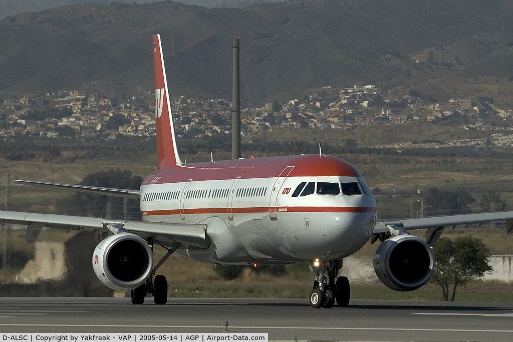 D-ALSC, 2003 Airbus A321-211 C/N 2005, LTU Airbus 321 at Malaga