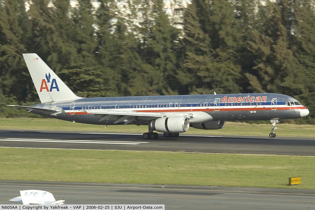 N605AA, 1995 Boeing 757-223 C/N 27056, American Boeing 757-200