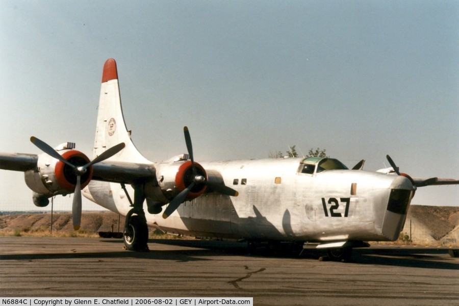 N6884C, 1959 Consolidated Vultee P4Y-2 Privateer C/N 59701, Aerial Firefighter