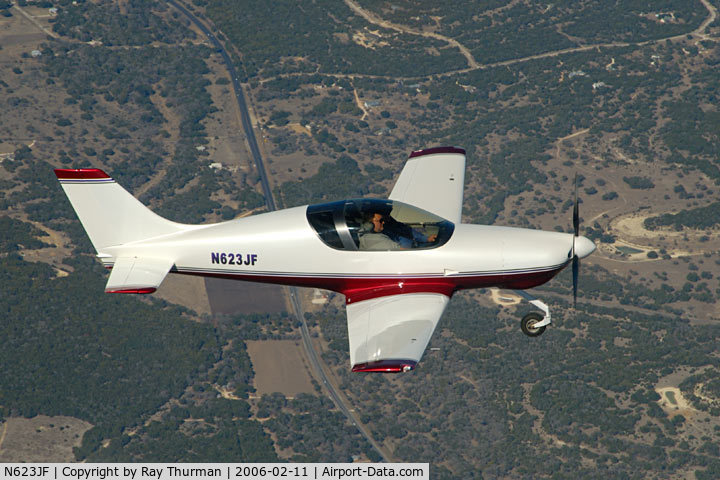 N623JF, 2005 Aero Designs Pulsar XP C/N 506, N623JF at 9500 north of San Antonio