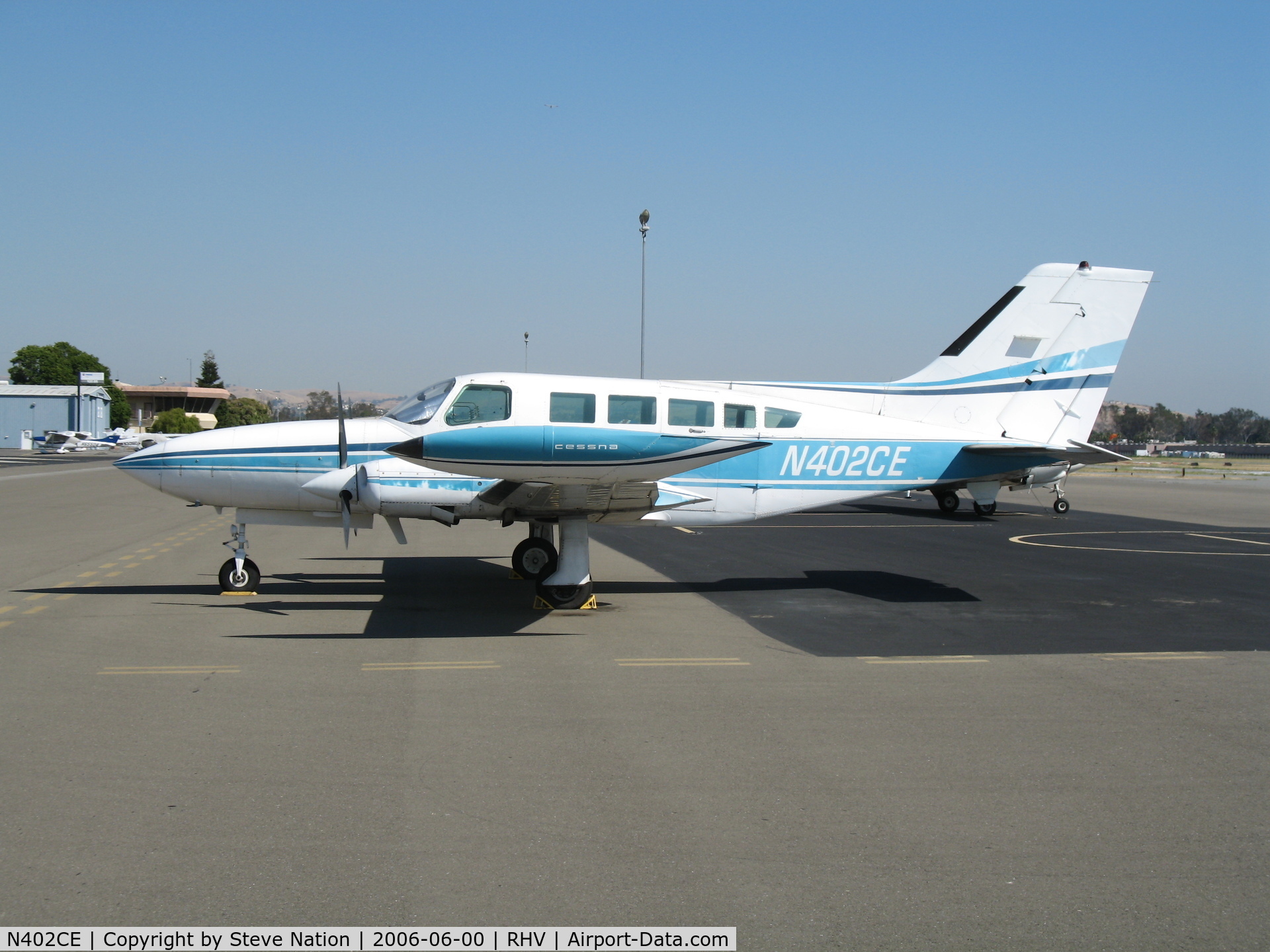 N402CE, 1973 Cessna 402B Utiliner C/N 402B0364, Cal Nice Air 1973 Cessna 402B @ Reid-Hillview Airport (San Jose), CA
