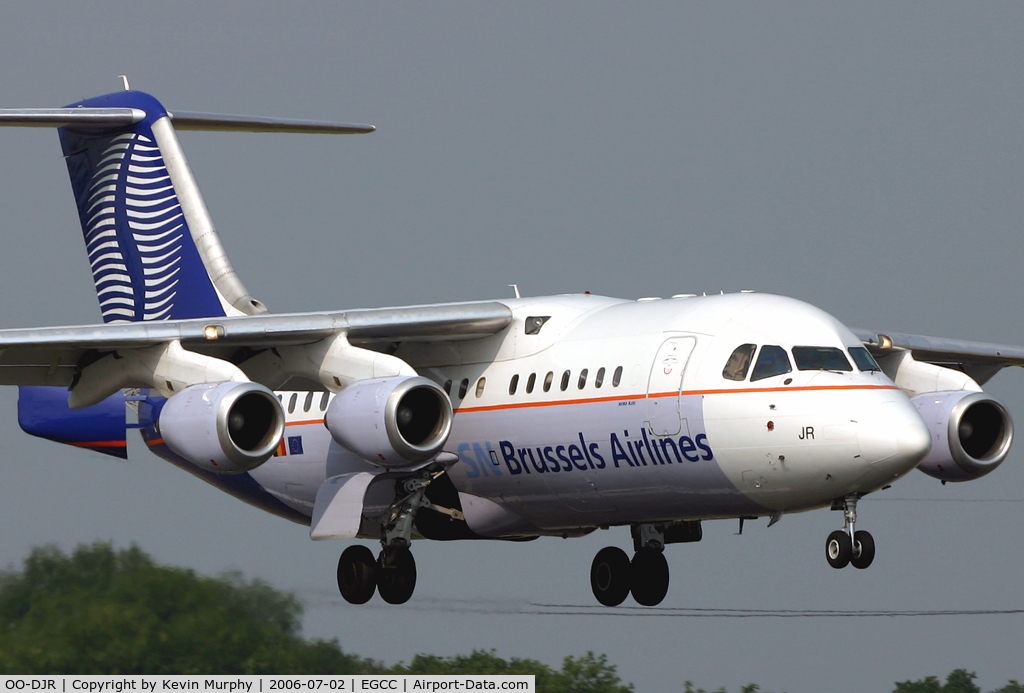 OO-DJR, 1996 British Aerospace Avro 146-RJ85 C/N E.2290, SN RJ