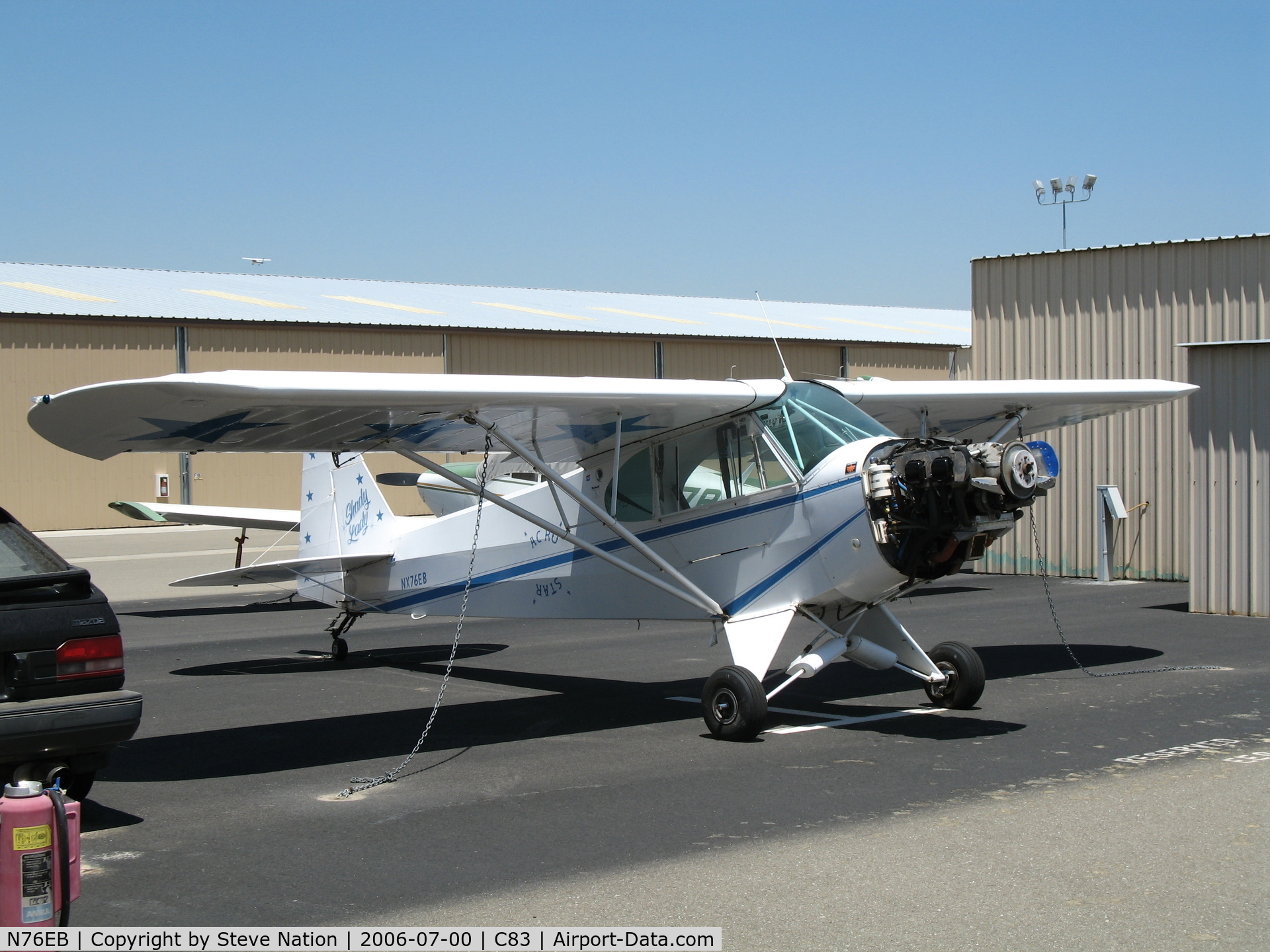 N76EB, Wag-Aero CUBy J3 C/N 10083, 1983 Bushe J-3 Acro Cuby