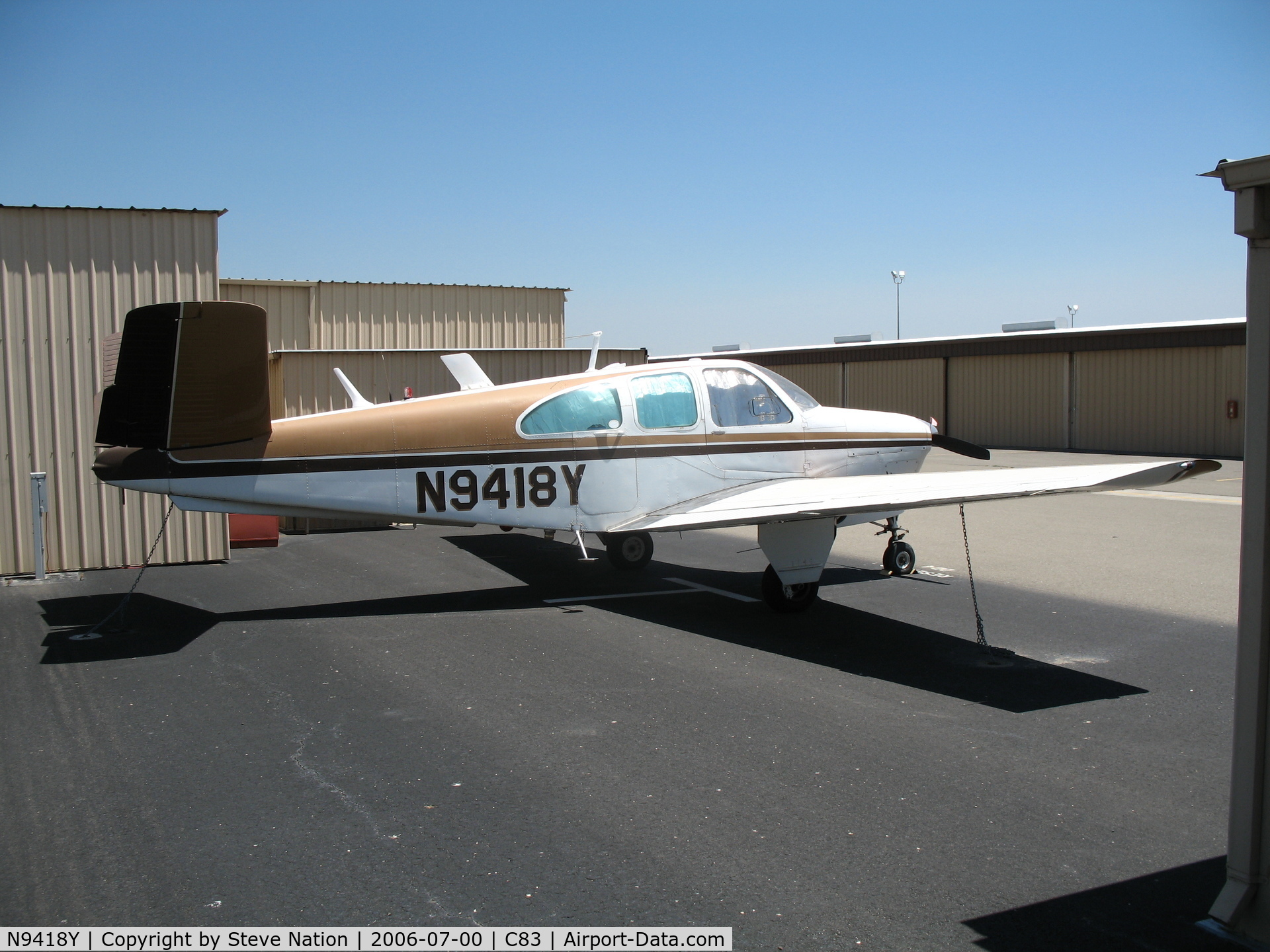 N9418Y, 1960 Beech N35 Bonanza C/N D-6596, 1960 Beech N35 Bonanza @ Byron Airport (Contra Costa County), CA