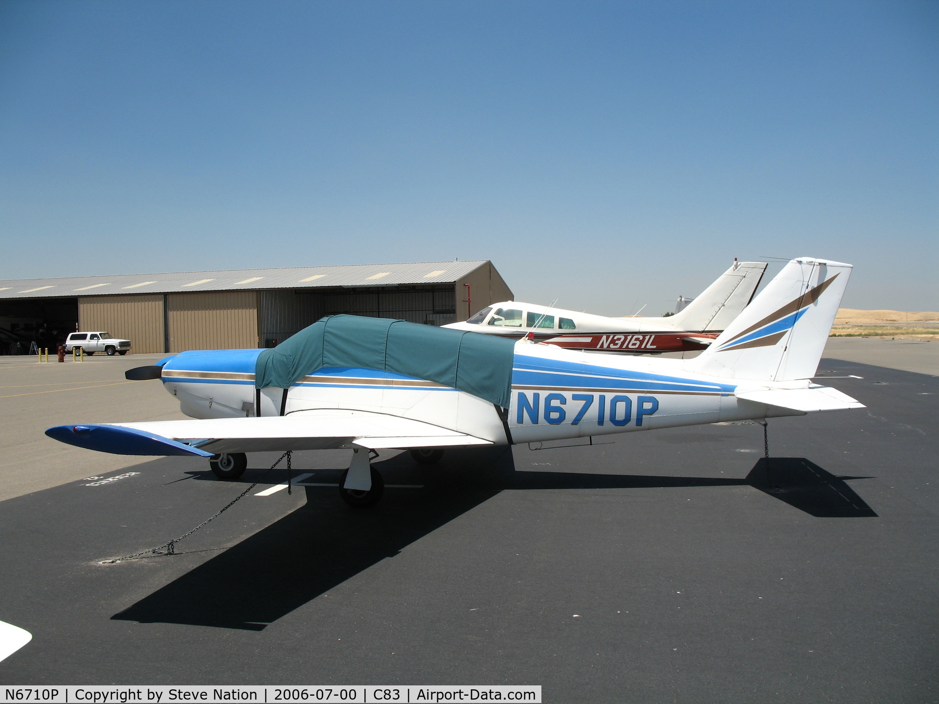 N6710P, 1960 Piper PA-24-250 Comanche C/N 24-1836, 1960 Piper PA-24-250 with sun cover @ Byron Airport (Contra Costa County), CA