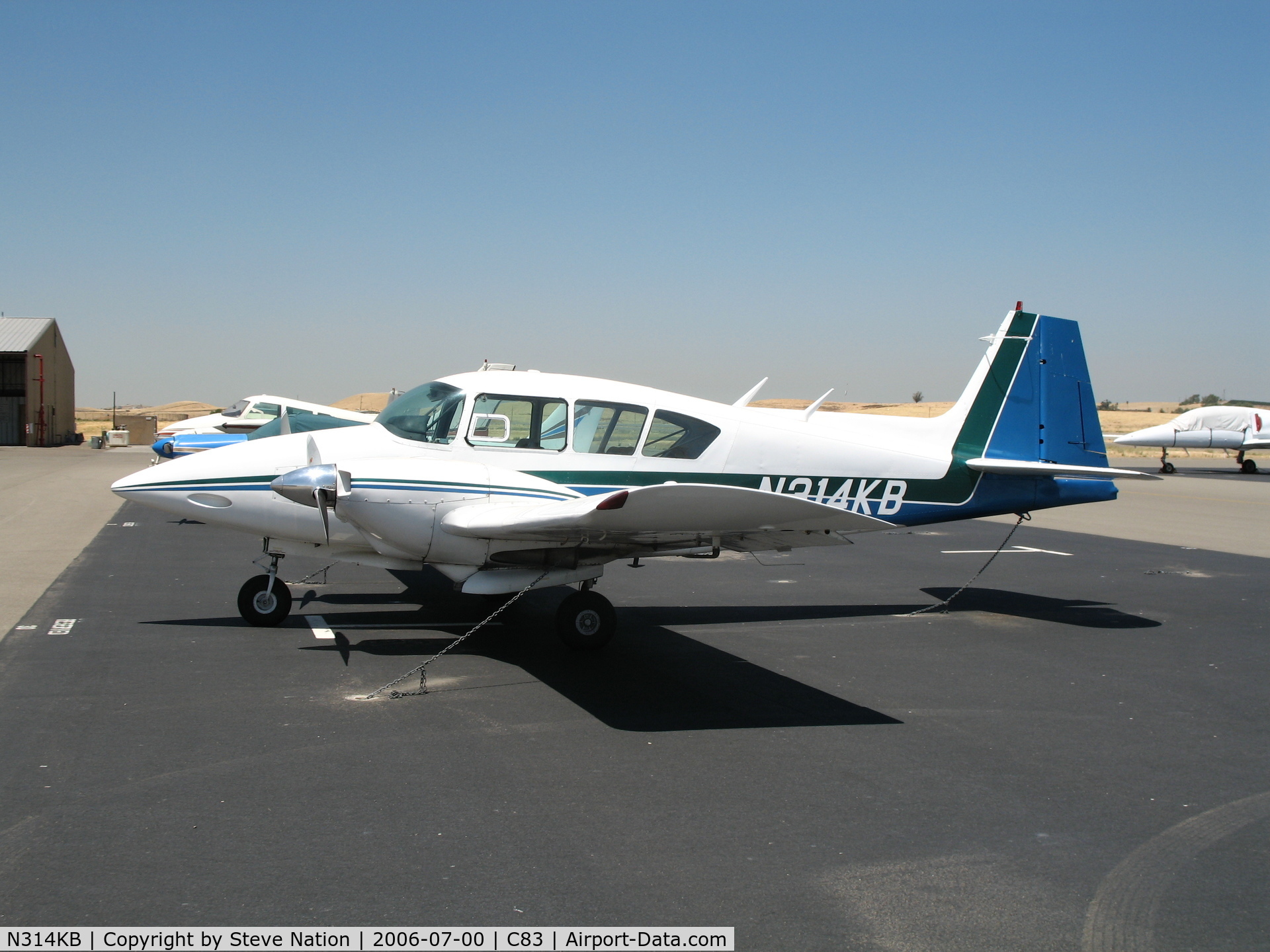 N314KB, 1958 Piper PA-23-160 Apache C/N 23-1391, Modified 1958 Piper PA-23-160 Apache @ Byron Airport (Contra Costa County), CA