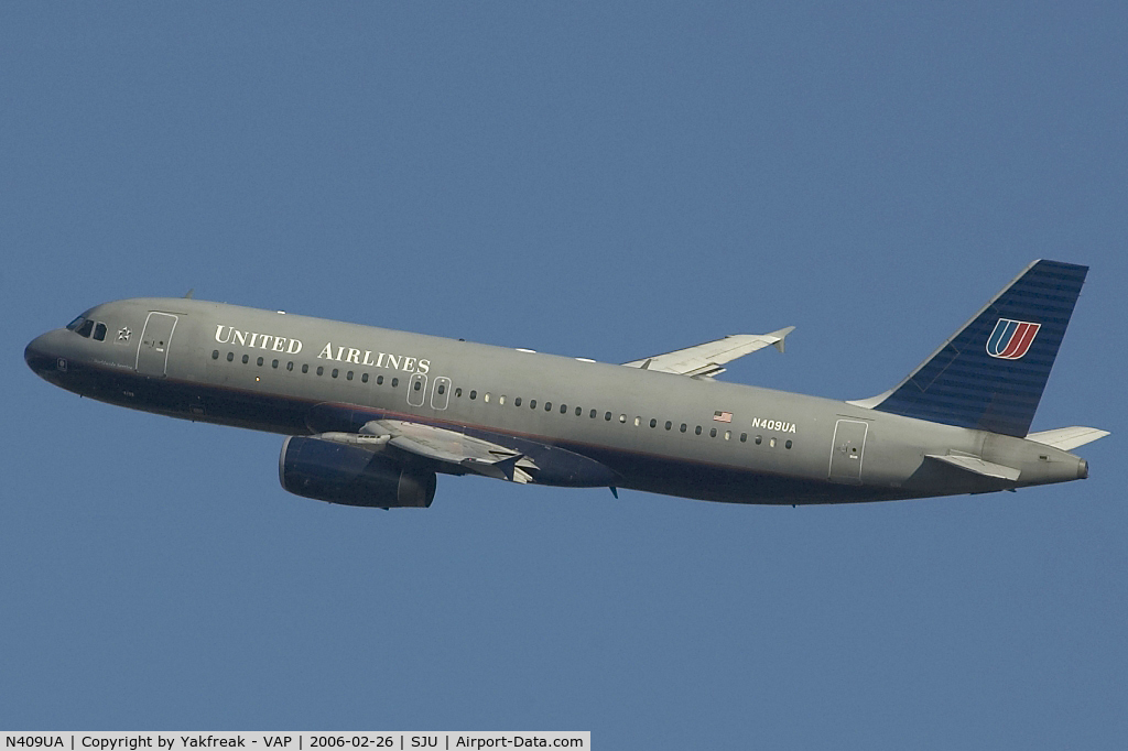 N409UA, 1994 Airbus A320-232 C/N 462, United Airlines Airbus A320