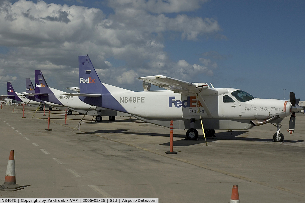 N849FE, Cessna 208B C/N 208B0162, 4 Fedex Cessna 208 Caravan