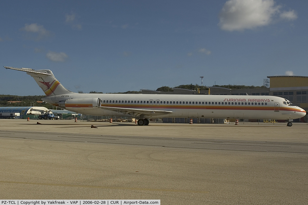 PZ-TCL, 1986 McDonnell Douglas MD-82 (DC-9-82) C/N 49444, Surinam Airways MD80