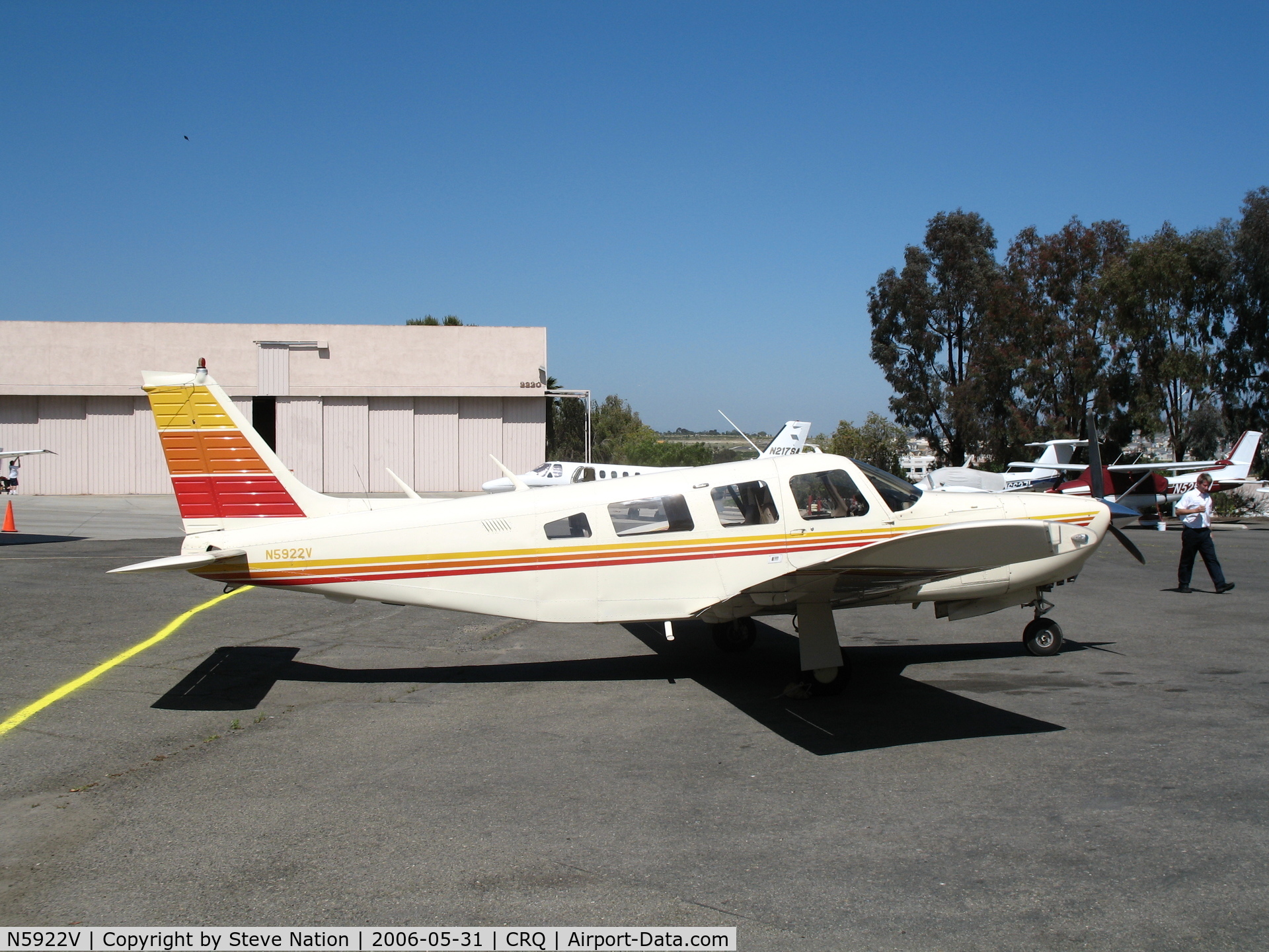 N5922V, 1977 Piper PA-32R-300 Cherokee Lance C/N 32R-7780378, Demboyz LLC 1977 Piper PA-32R-300 @ McClellan-Palomar Airport, CA