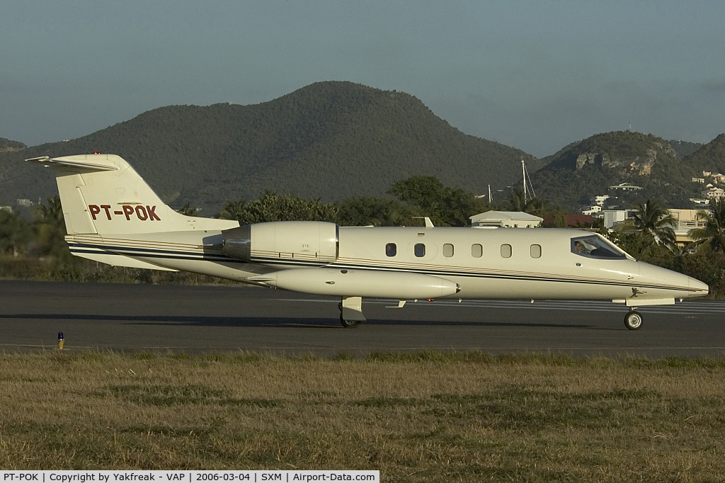 PT-POK, Gates Learjet 35A C/N 35A-619, Learjet 35