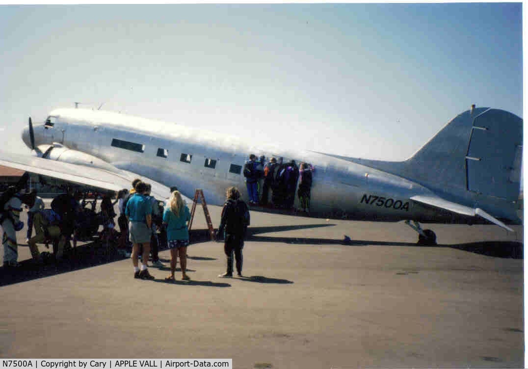 N7500A, 1956 Douglas DC-3 C/N 11693, I have many skydives out of this plane