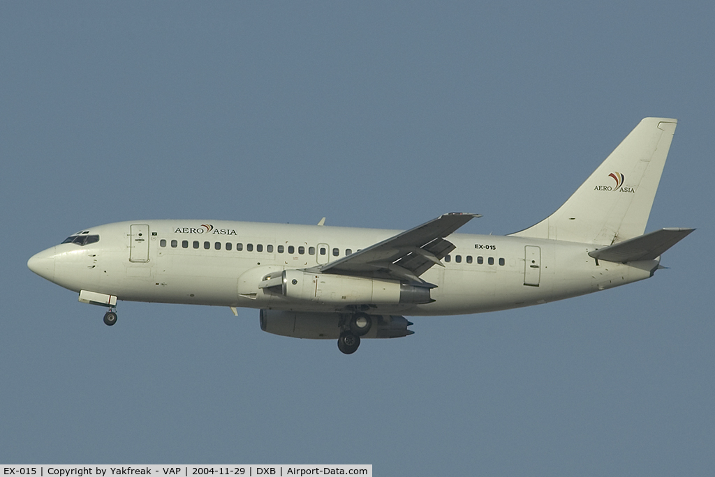 EX-015, Boeing 737-200 C/N Not found, Aero Asia Boeing 737-200
