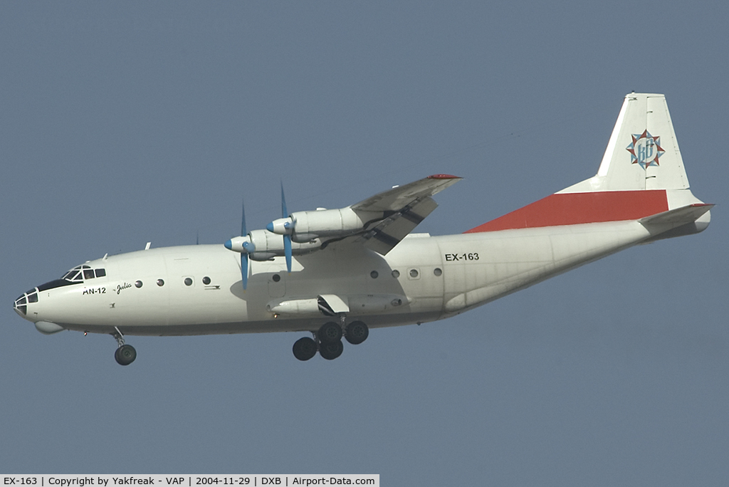 EX-163, Antonov An-12BP C/N 01347704, British Gulf International Airlines Antonov 12