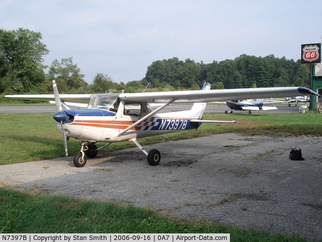 N7397B, 1977 Cessna A152 Aerobat C/N A1520766, N7397B at Hendersonville Airport on Sept 16th 2006