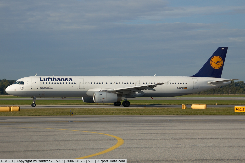 D-AIRH, 1993 Airbus A321-131 C/N 0412, Lufthansa Airbus 321